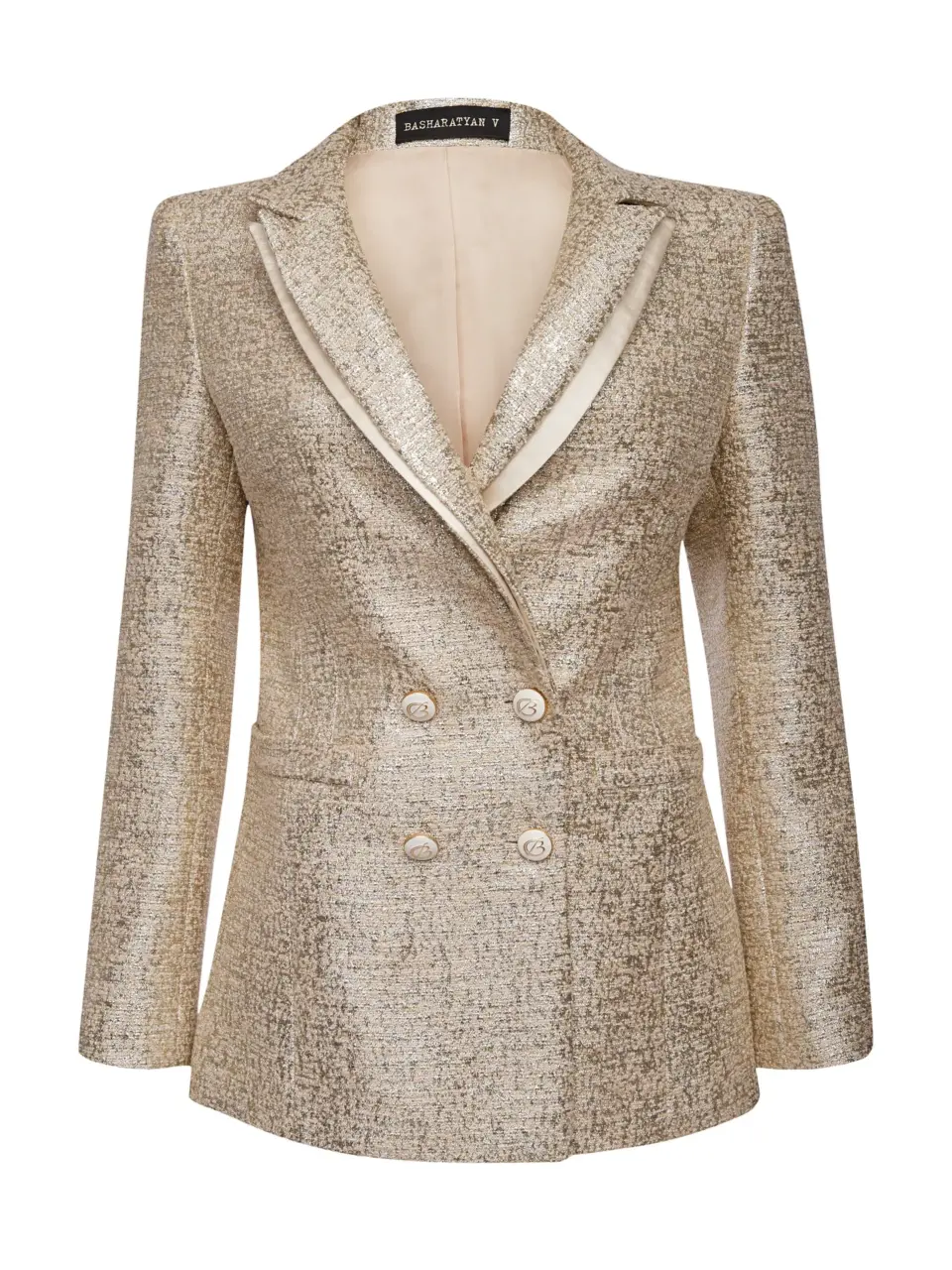 Evening double-breasted jacket