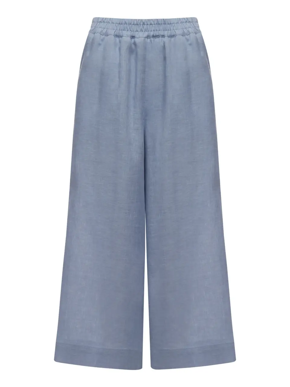 Culottes in light italian linen - Small, Blue