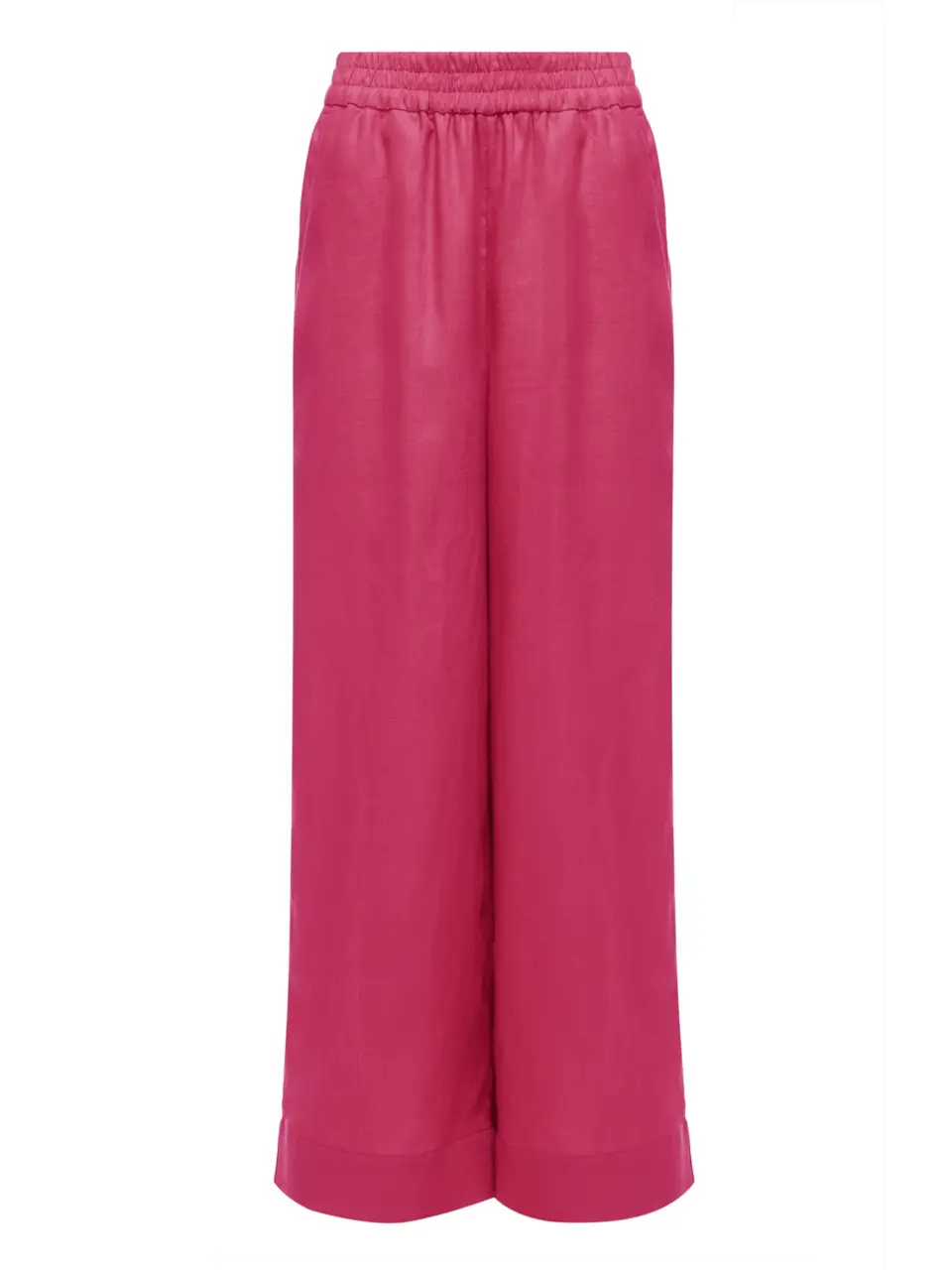 Semi-palazzo trousers in light italian linen - Small