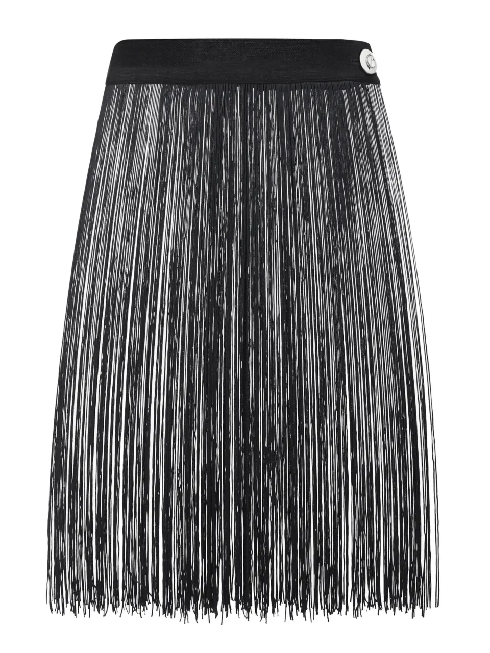 Fringed Belt - Black