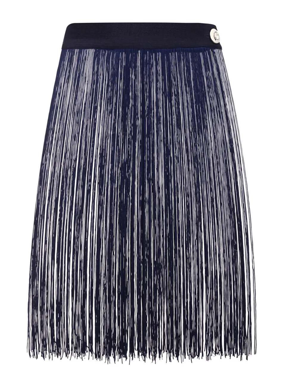 Fringed Belt - Darkblue