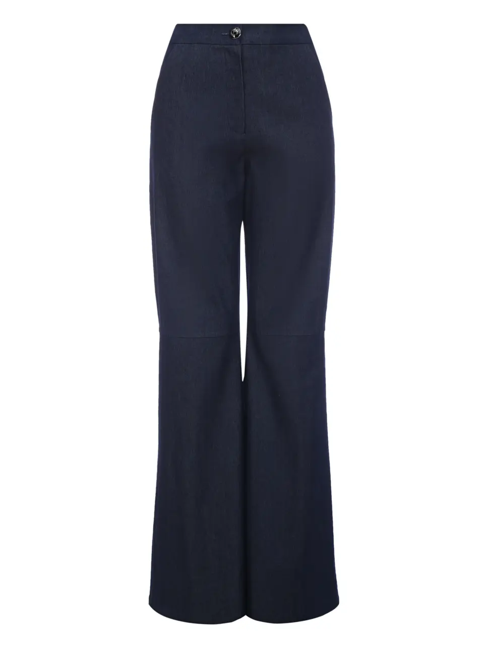 Flared trousers in japanese jeans