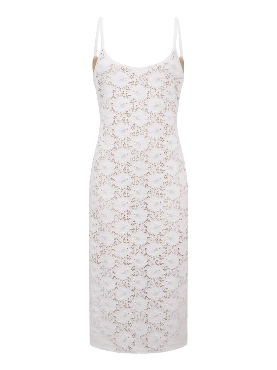 Bodycon dress in delicate french lace