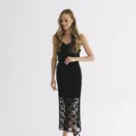 Midi skirt from delicate lace Basharatyan V SS26 dop BasharatyanV4781