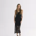 Midi skirt from delicate lace Basharatyan V SS26 dop BasharatyanV4802