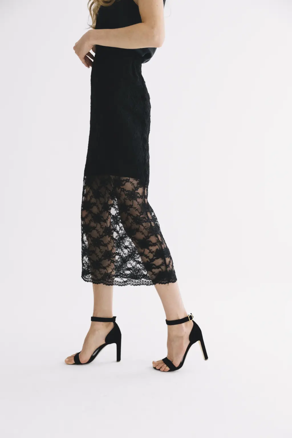 Midi skirt from delicate lace Basharatyan V SS26 dop BasharatyanV4842