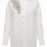 Classic BV shirt with silver embroidery Basharatyan V SS 26 IMG 2940
