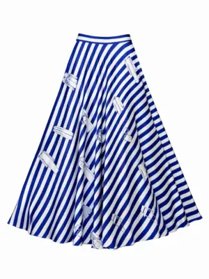 Maxi skirt in 100% silk produced exclusively for ‘Hedonism’ collection