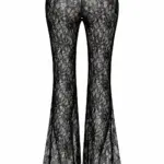 Silk french lace flared trousers Basharatyan V SS 26 IMG 3977