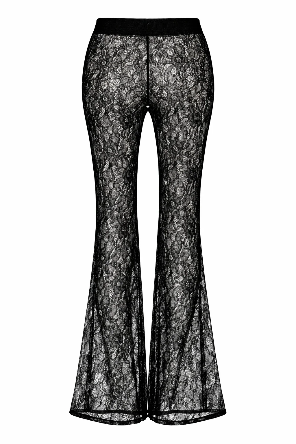 Silk french lace flared trousers Basharatyan V SS 26 IMG 3977