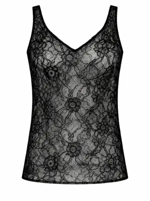 Silk french lace top