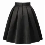 Юбка миди Basharatyan V SS 26 black silk midi back