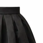 Юбка миди Basharatyan V SS 26 black silk midi detail