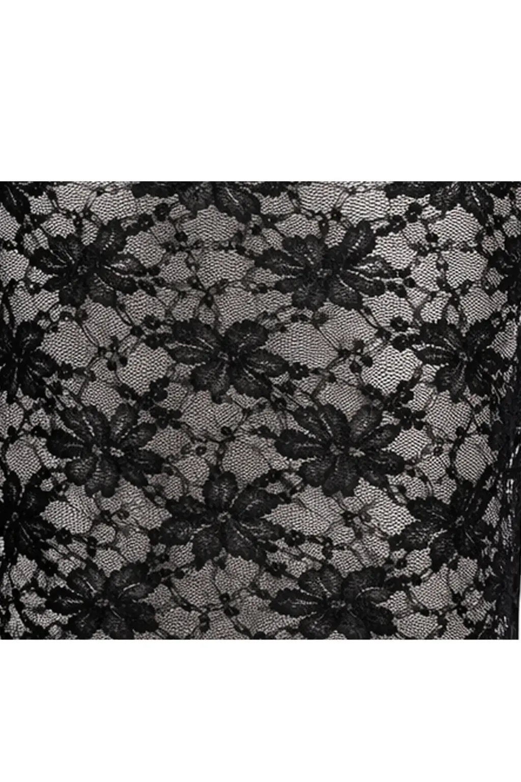 Midi skirt from delicate lace Basharatyan V SS 26 lace skirt detail